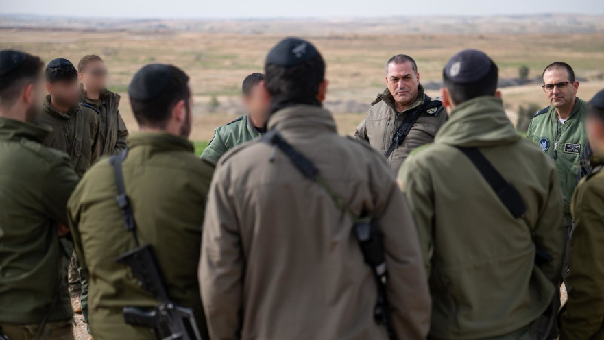 הרמטכ"ל עם הלוחמים החרדים
