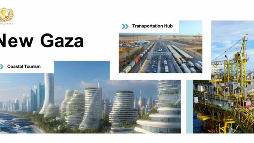 הדמיות ״עזה החדשה״ שהוצגו בכינוס בדאבוס