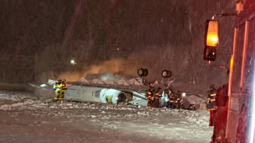 התרסקות מטוס בנמל התעופה במיין, ארה"ב