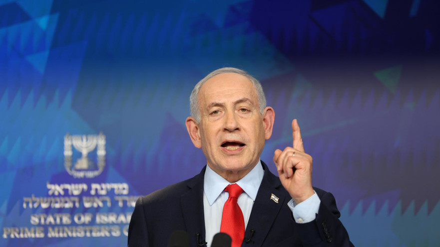 ראש הממשלה בנימין נתניהו במסיבת עיתונאים