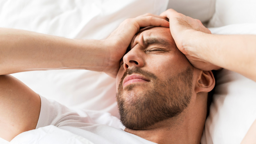 כאב ראש לפני השינה