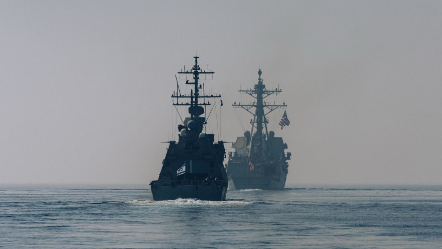 תרגיל של חיל הים עם הצי האמריקאי