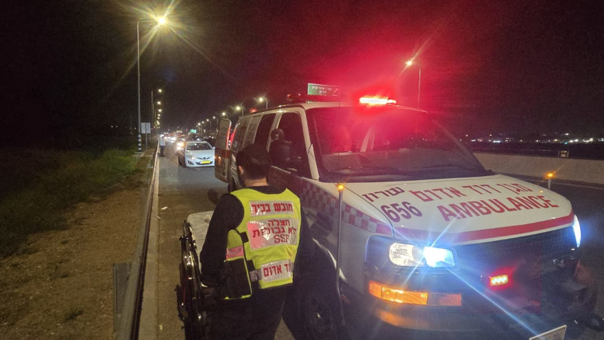 אמבולנס בזירת האירוע