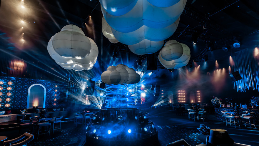 מתחם המסיבה שעוצב ב׳גבריאל׳ בבר המצווה של רוי זהבי 