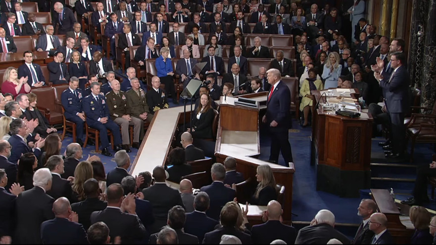 טראמפ בנאום מצב האומה