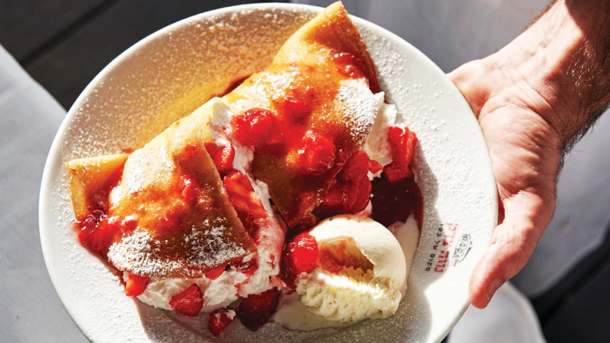 מקום של בשר, קרפ תותים