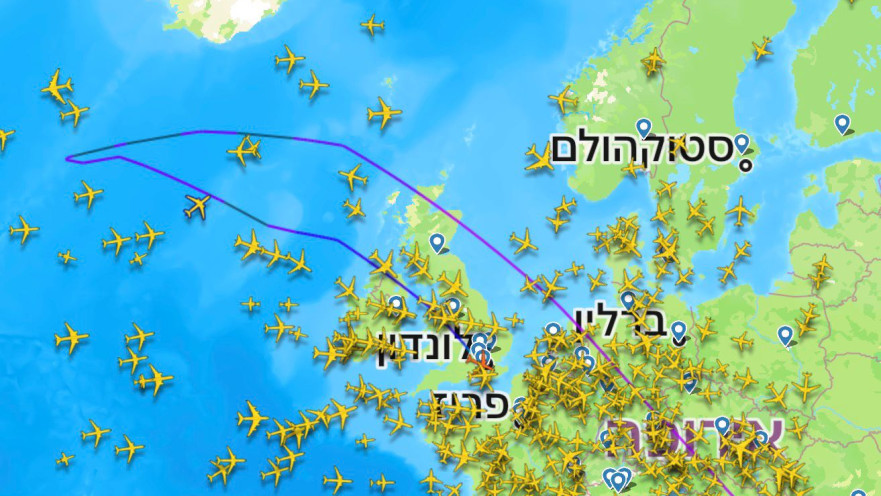 טיסת אלעל מנתב"ג לבוסטון שביצעה נחיתת חירום בלונדון