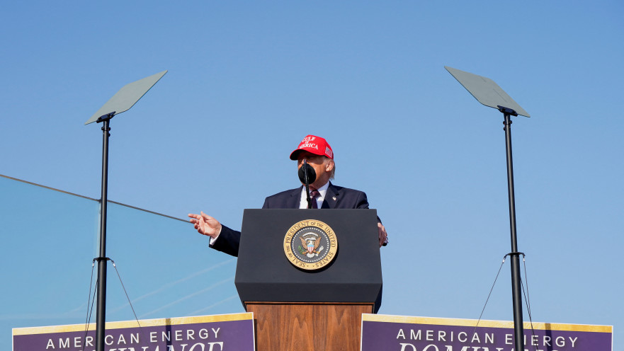 דונלד טראמפ בקורפוס קריסטי, טקסס