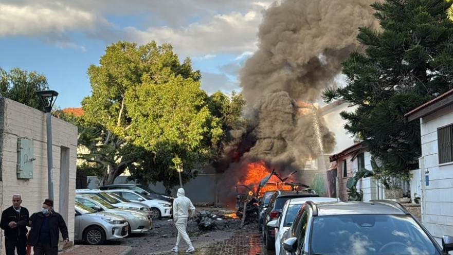 אחד מאזורי הנפילות בגוש דן 