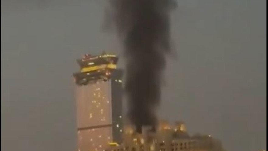 פגיעת המלון בדובאי