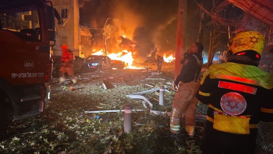 נפילה באיזור גוש דן 