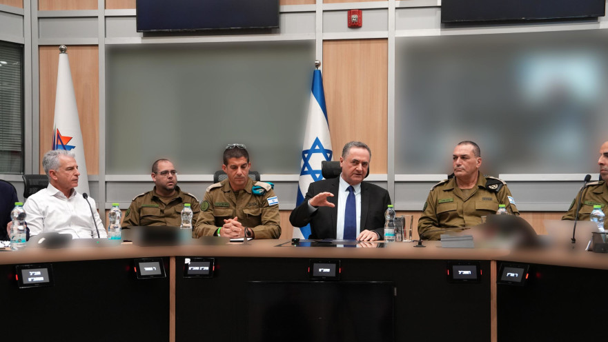 שר הביטחון ישראל כ"ץ בהערכת המצב 