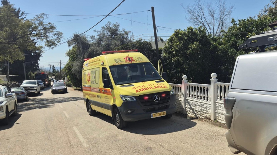 זירת נפילת הטיל בצפון