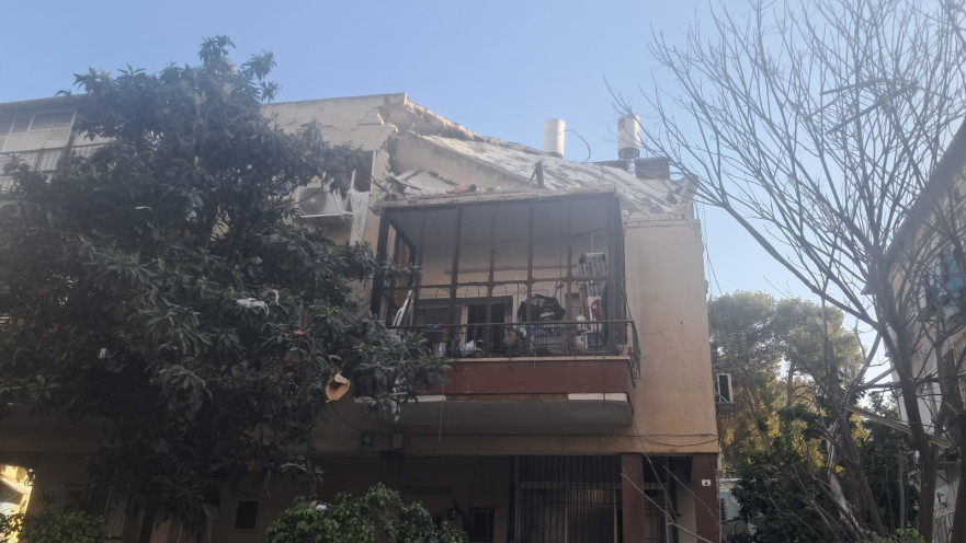 זירת נפילה ברמת גן