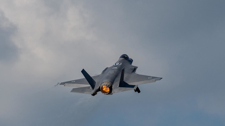 המראת מטוס קרב מסוג ״אדיר״ (F-35i) לתקיפות באיראן