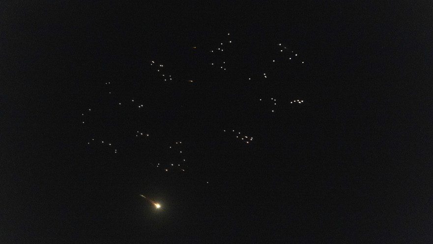 המלחמה מול איראן: ירוטים בשמי תל אביב