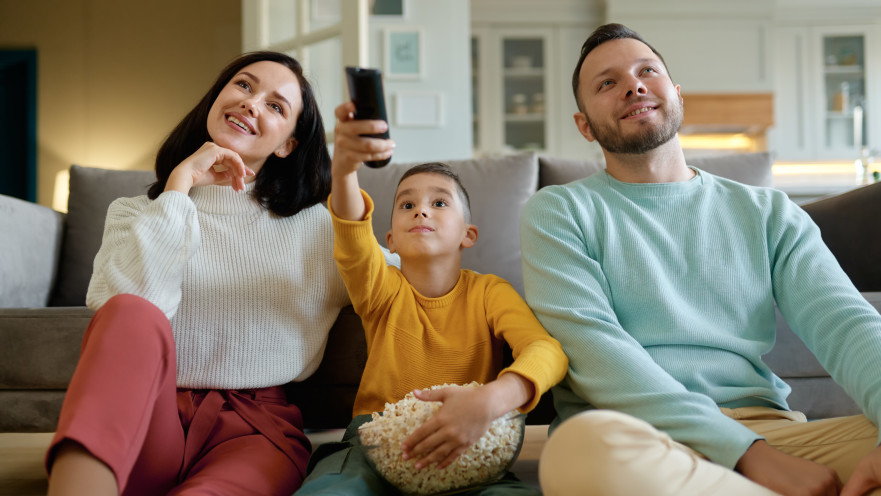 צפייה בטלוויזיה, אילוסטרציה