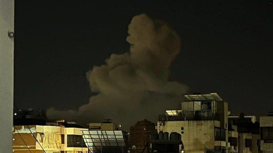 תיעוד התקיפה בביירות