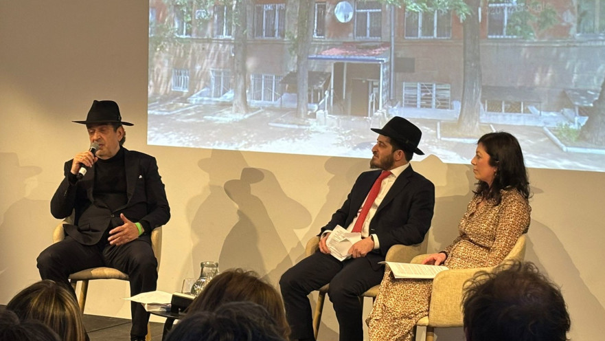 אדוארד שיפרין בהשקת ספרו The Relativity of Death