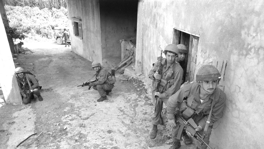 שנת 1978: לוחמי גולני במבצע ליטני בלבנון 