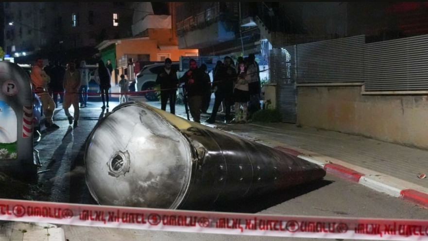 שברי יירוט שנפלו בגליל