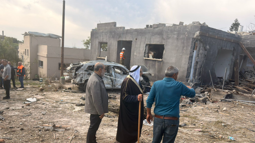 תושבי זרזיר והנזק אחרי פגיעת הטיל האיראני