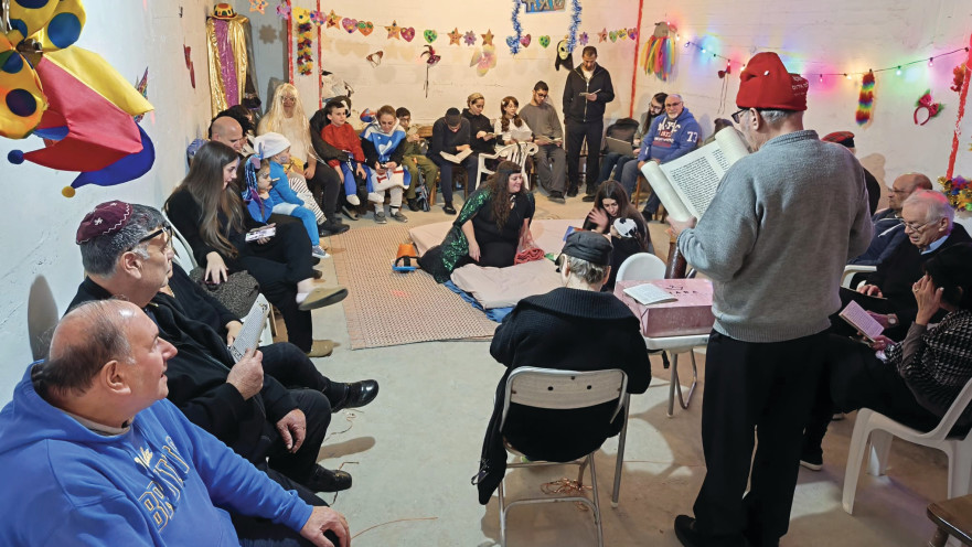 קבלת שבת במקלט