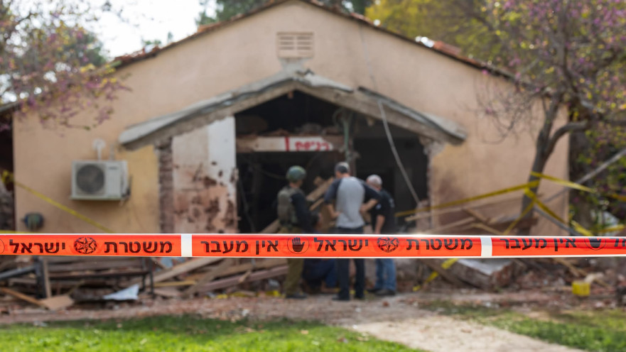 נזק במטולה במהלך המלחמה עם איראן וחיזבאללה