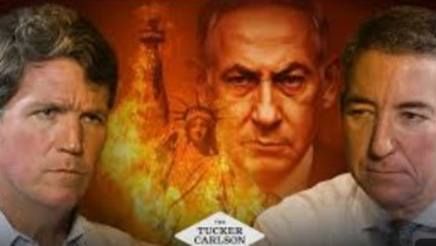 טאקר קרלסון וגלן גרינוולד