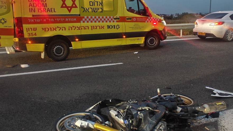 תיעוד מזירת התאונה