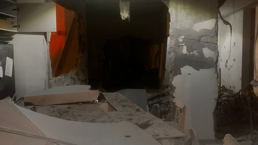 פגיעה ישירה בבית בחבל לכיש