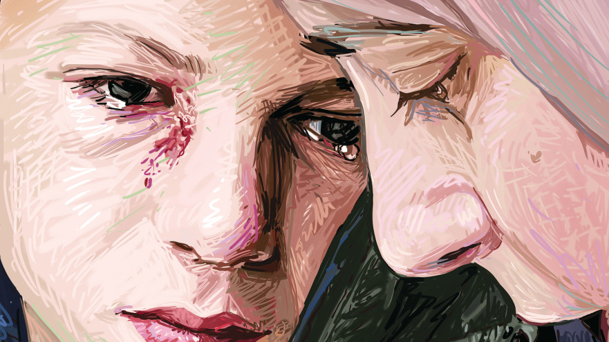 בני משפחת עודה (איור: אורי אינקס)