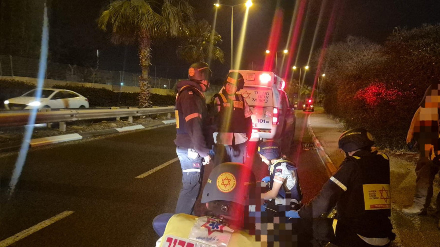 תיעוד מזירת התאונה 