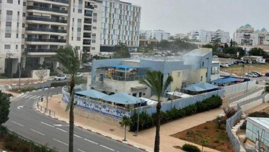 פגיעה בחצר גן ילדים בראשון לציון