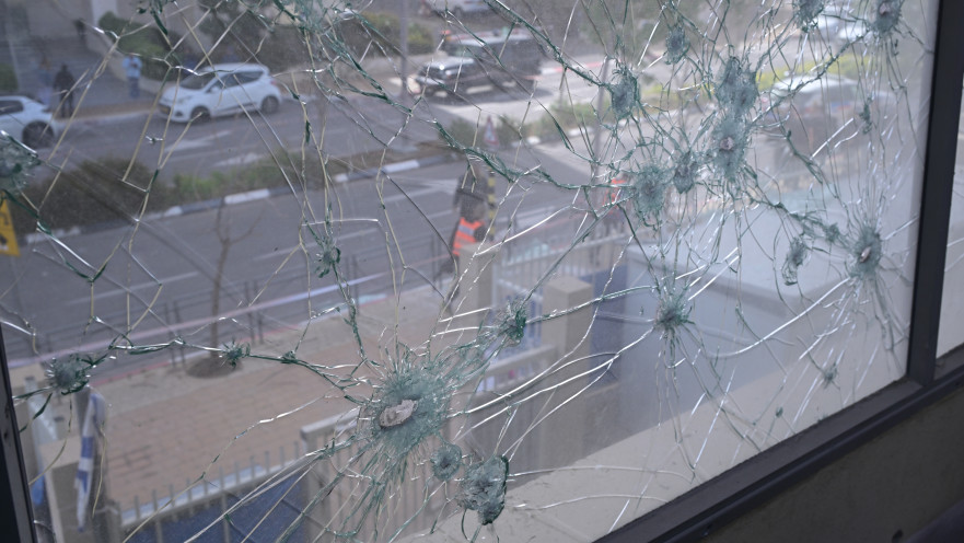 גן הילדים שנפגע בראשון לציון מפגיעת טיל איראני 