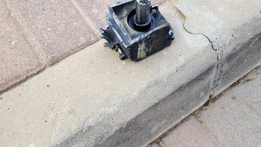 שברי יירוט אותרו בדימונה