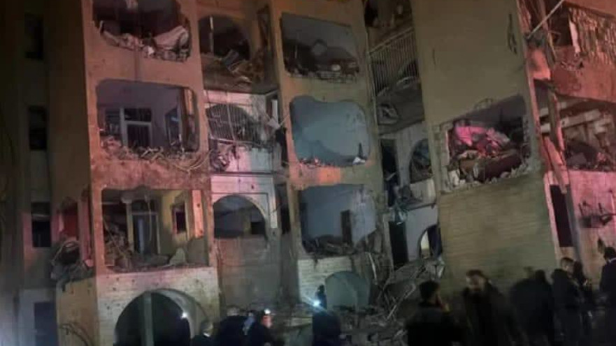 פגיעת הטיל האיראני בערד