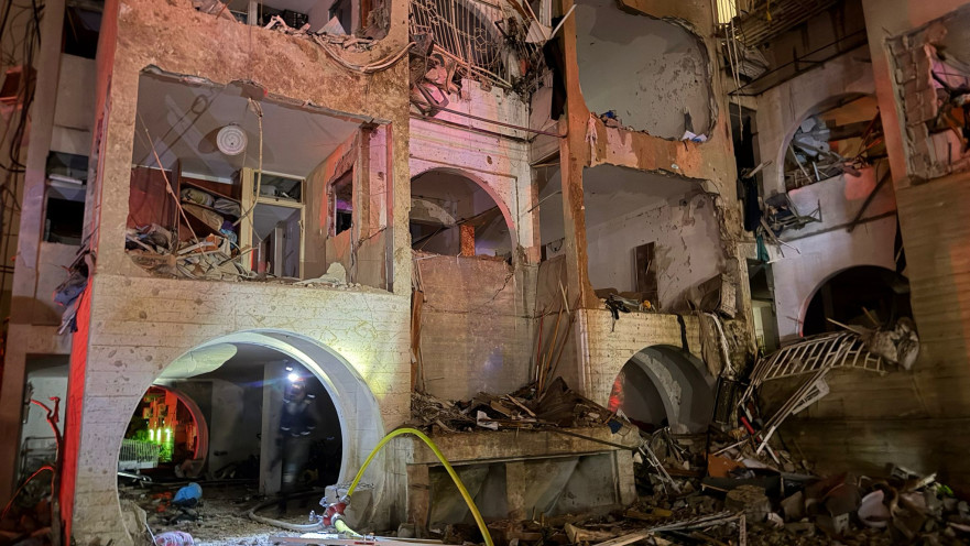 זירת הפגיעה בערד