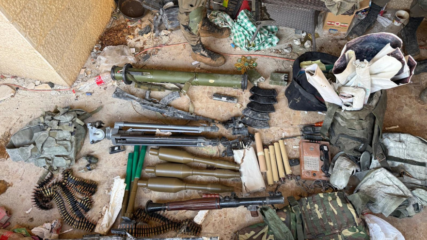 אמצעי הלחימה שאותרו במהלך פעילות בדרום לבנון