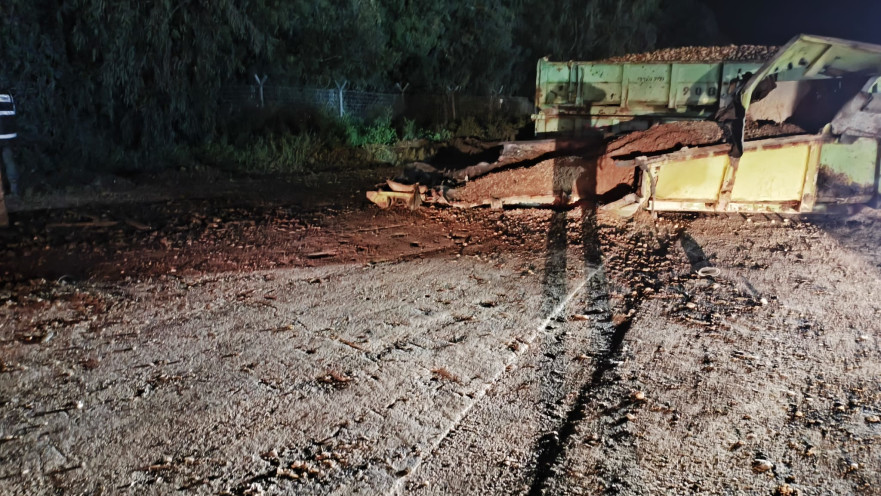 פריט אמל"ח פגע בשטח מפעל בלימן