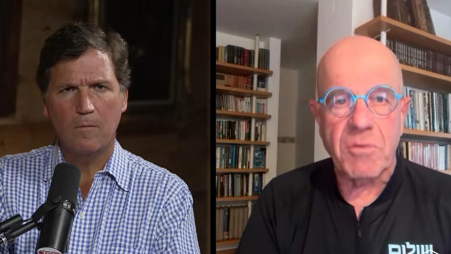 אברום בורג מתארח בפודקאסט של טאקר קרלסון