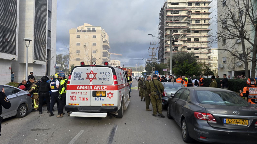 זירת נפילת הטיל האיראני בנהריה