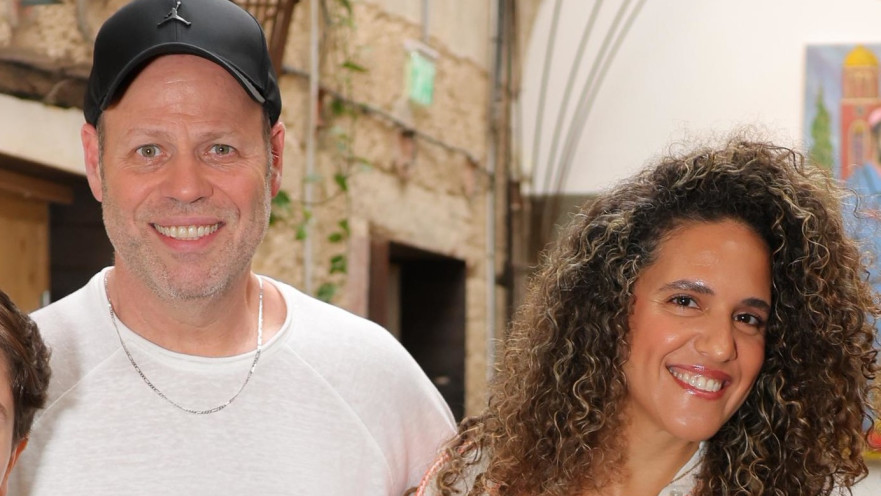 אדיר מילר ואשתו