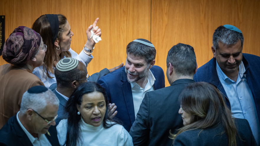 מליאת הכנסת לאחר העברת התקציב