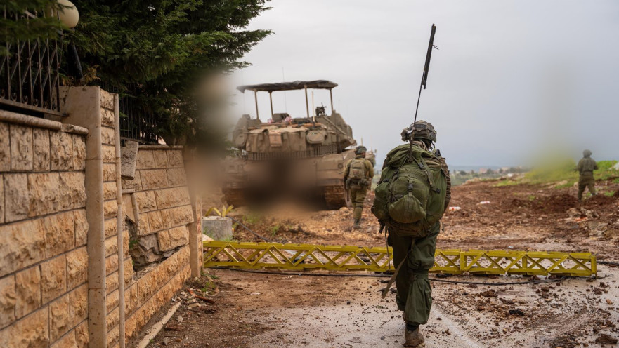 כוחות חטיבה 8 בפעילות קרקעית ממוקדת בדרום לבנון