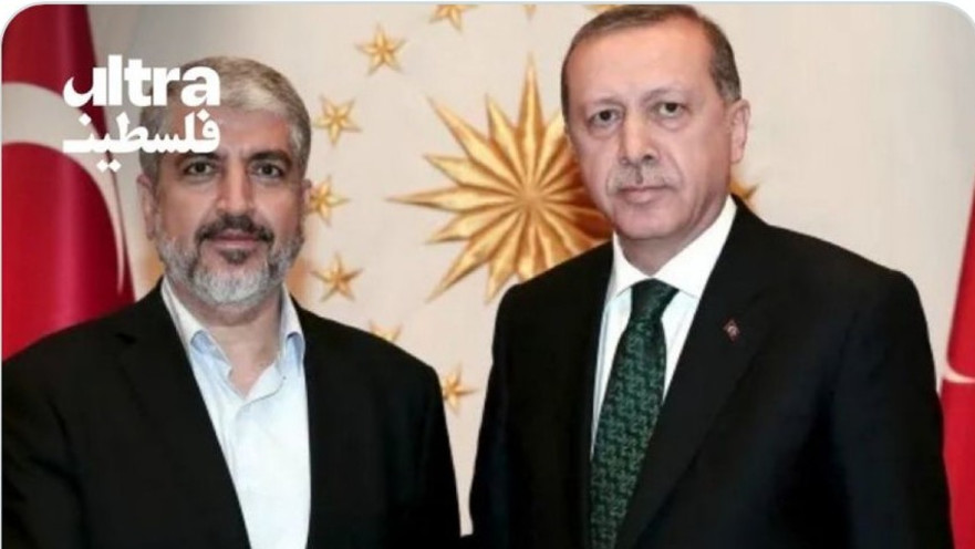 רג'פ טאיפ ארדואן נפגש עם משלחת חמאס באיסטנבול