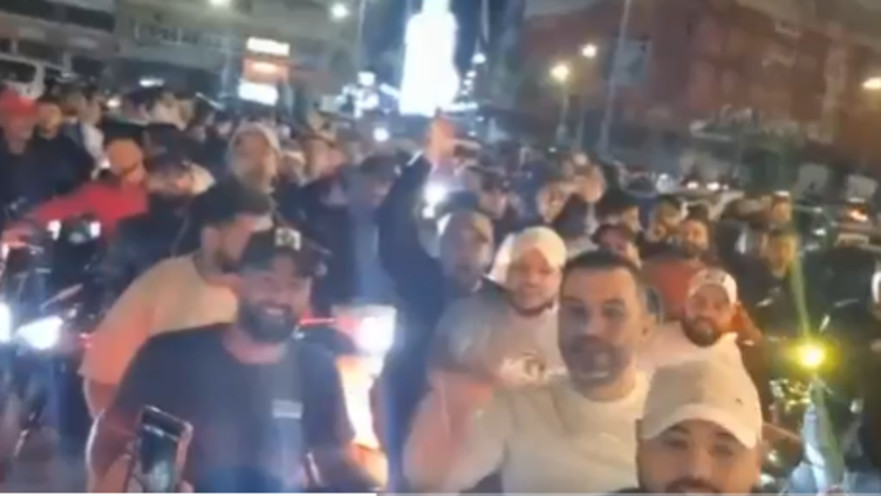 הפגנת תמיכה בטריפולי בעד המגעים מול ישראל 