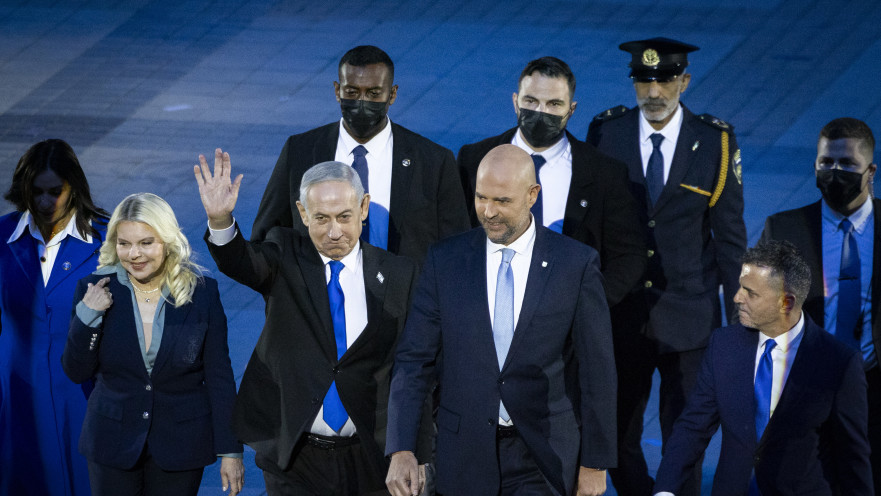 בנימין נתניהו בטקס הדלקת המשואות 2026