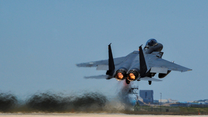 מטוס קרב F-15K של דרום קוריאה