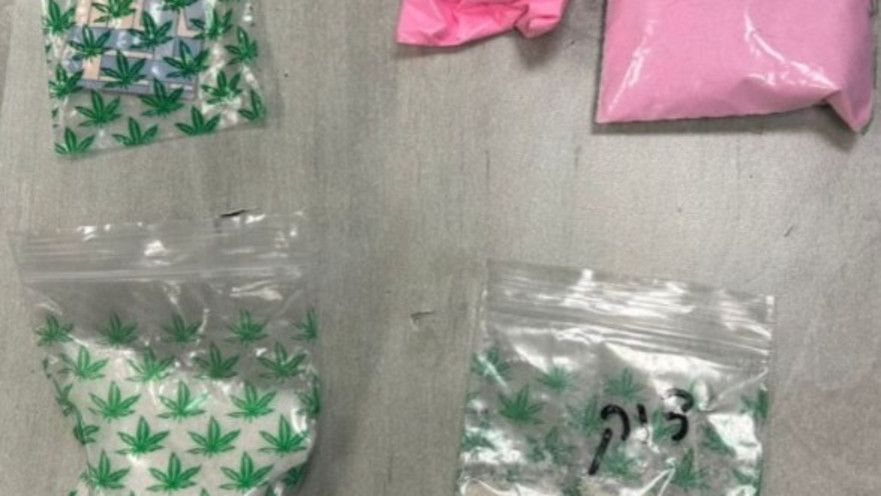 דוסה וקנאביס שנתפסו אצל החשוד